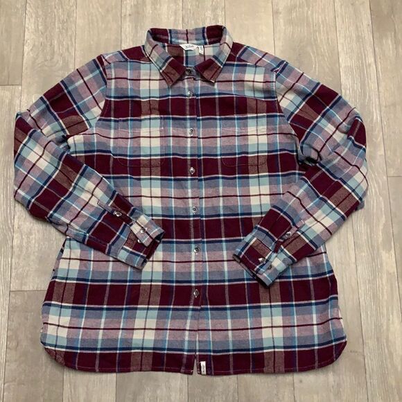 Womens Woolrich Flannel‎ Button Up Casual Longsleeve Shirt - Picture 1 of 6